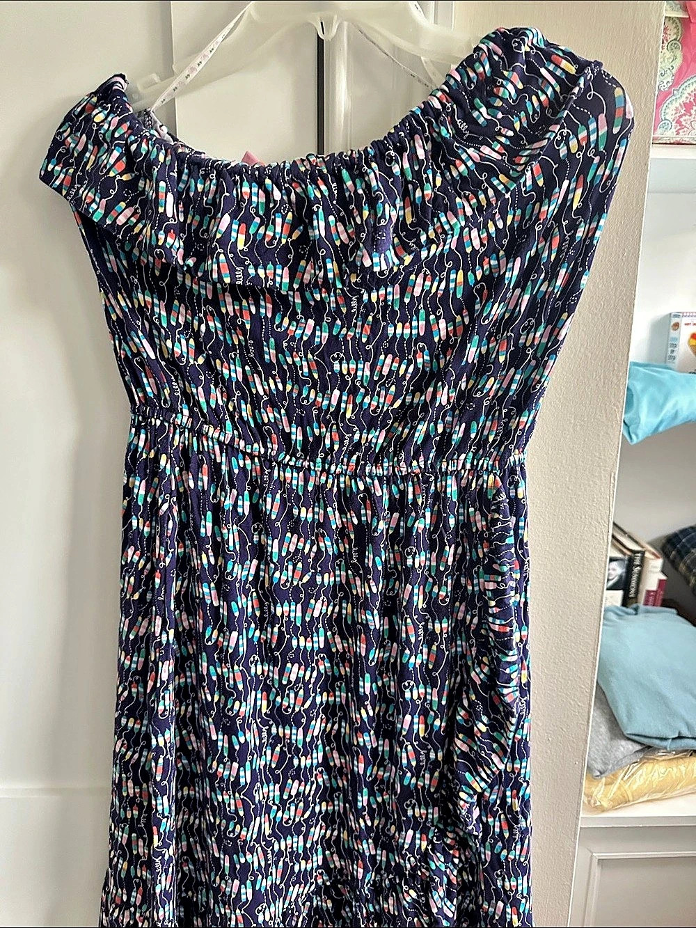 Lilly Pulitzer Buoy Print Mini Dress Size large Like New